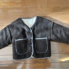 新品　キッズボアコート　90-100