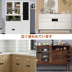 2点セット！ドアロック 3桁ダイヤル式 ドアロック　ブラックの画像