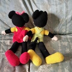 手作りミッキー＆ミニーの画像