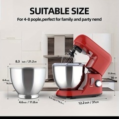 cheftronicのスタンドミキサー新品。の画像