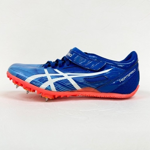【23.5cm】asics(ブルー)陸上用シューズ