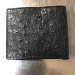 新品オーストリッチ札入れ