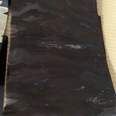 黒い帯2つ　和装帯の画像