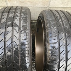 【受け渡し決まりました】レア！美品 今月限定おまけ付き バリ溝  レクサス、BMWに！ NICHE M191 GAMMA 19インチタイヤホイール4本セット PCD120の画像