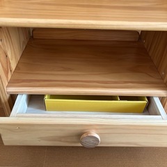 《取引中》木製　子供用ハンガーラックの画像