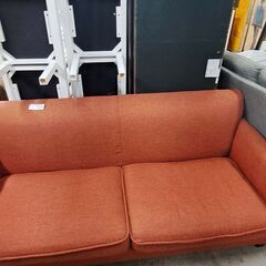 リサイクルショップどりーむ天保山店　No15314　ソファー　3人掛け用　オレンジ　お手頃価格ですよ　写真参照
