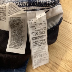 無印良品　マタニティデニムLサイズの画像