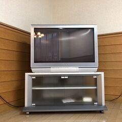 【激レア動作品】東芝　地デジ対応ハイビジョン平面ブラウン管テレビ DIGITAL FACE　36D4000　2003年製