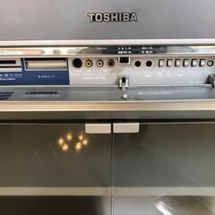 【激レア動作品】東芝　地デジ対応ハイビジョン平面ブラウン管テレビ DIGITAL FACE　36D4000　2003年製の画像