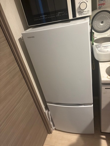 TOSHIBA 冷蔵庫 GR-R15BS（W）2019年製