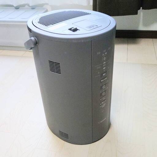 象印 加湿器 EE-DD50 スチーム式 蒸気式 フィルター不要 1シーズン使用 グレー