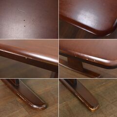【ジモ取引終了12/21】≪zyt1770ジ≫ 境木工 6人用 ダイニングテーブル 幅200cm 奥行90cm 大型 PHOENIX TABLE 2000/フェニックステーブル 中古家具/宮城県仙台市 61026-09の画像