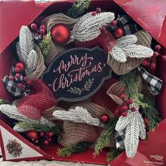 クリスマスリース（丸型リース）