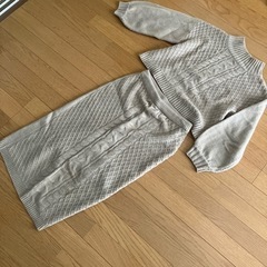 レディース ニットセットアップ