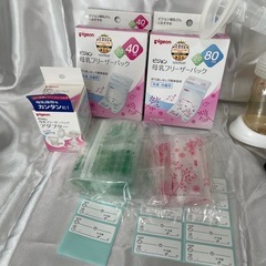 Pigeon 電動搾乳機 母乳フリーザーパック　40ml 80mlの画像