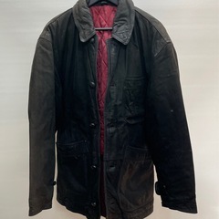 革のハーフコート