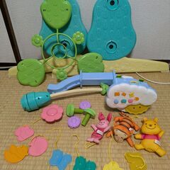 【値下げしました】くまのプーさん えらべる回転 6WAYジムにへ...