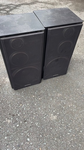 KENWOOD 大きいスピーカー二つ