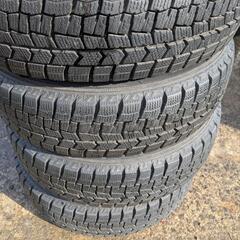 155/65R14　スタッドレスアルミセット　ダンロップ　セリアル3922　8分山位　の画像