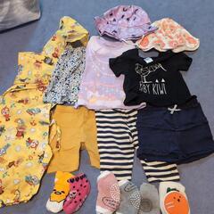 70-80サイズ 夏服、カッパ、帽子