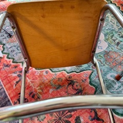 レトロヴィンテージ昭和な小学校椅子ミニチェアこどもイスの画像