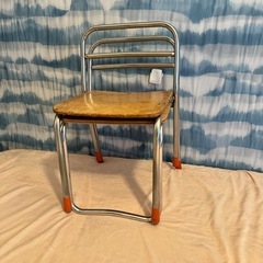 レトロヴィンテージ昭和な小学校椅子ミニチェアこどもイスの画像