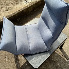 リクライニング布座椅子(デニム)の画像