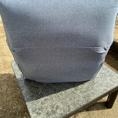 リクライニング布座椅子(デニム)の画像