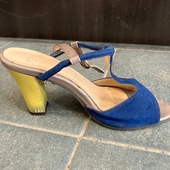 夏ぽい✨サンダルMサイズ　ヒール8㎝の画像