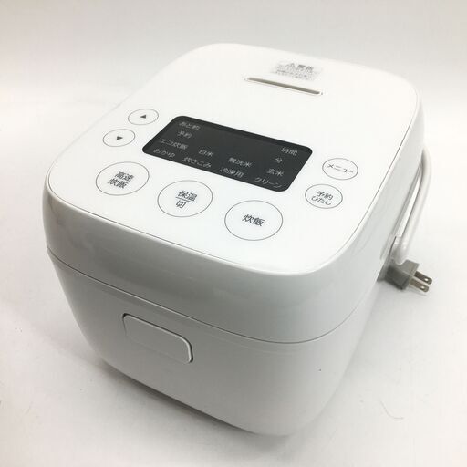 1/18 終 TAG label タグレーベル マイコンジャー炊飯器 3合炊き ホワイト 白 AT-RM32B 動作確認済 2019年製 24k菊倉TK