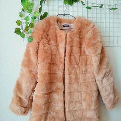 可愛い❣️キャメル色のファーコート🌟の画像