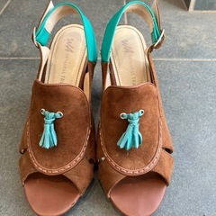 美品✨ORiental TRaffic ウエスタン風🤎サンダルL 