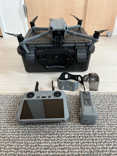 DJI Air 3 ドローン リモコン・バッテリー・ケース、交換用プロペラ付