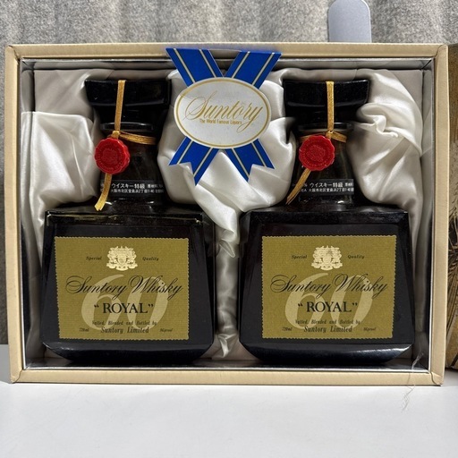 サントリー ウイスキー ローヤル 720ml 2本セット 60周年記念ボトル ウイスキー特級