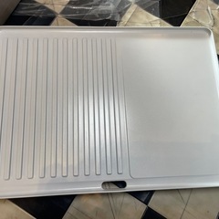 【リサイクルサービス八光】幅43㎝　ヒロ・コーポレーション バンブーグリル ホワイト HE-GC001の画像
