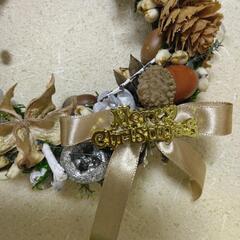 handmade　クリスマスリース　色んな実たくさん！の画像