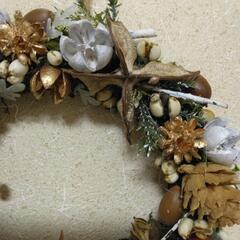handmade　クリスマスリース　色んな実たくさん！の画像