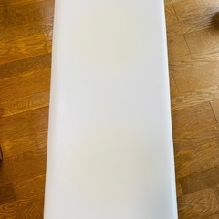12/7の15時以降お取り引きできる方5千円に値下げします　[美品]ダイニングテーブル＆チェア４点セット　ホワイトの画像