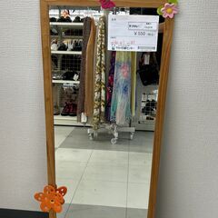 ★ジモティ割あり★  姿見 ブラウン H97×D1×W40 クリ...