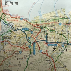 大分県全図　15万分の1の画像