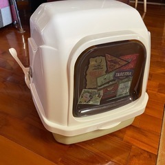 猫トイレ窓付き　スコップ付きの画像