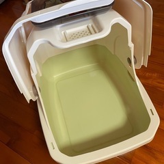 猫トイレ窓付き　スコップ付きの画像