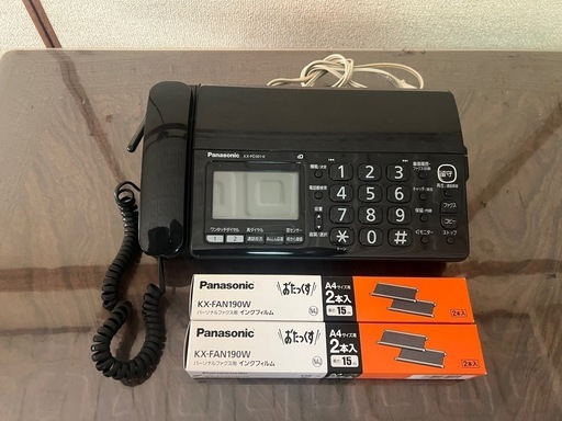 【GO-377】Panasonic 固定電話 ファックス KX-PD301DL