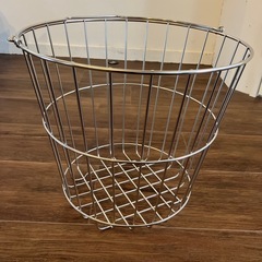 無印良品　ステンレスランドリーバスケットの画像