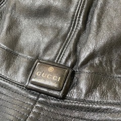 GUCCI レザーバケットハットの画像