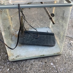 中古水槽+外部フィルター