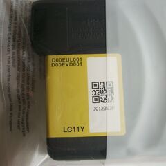 無料ブラザー用インク2個　LC11BK　LC11Yの画像