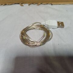 USB　ストリングライト  USB接続の画像
