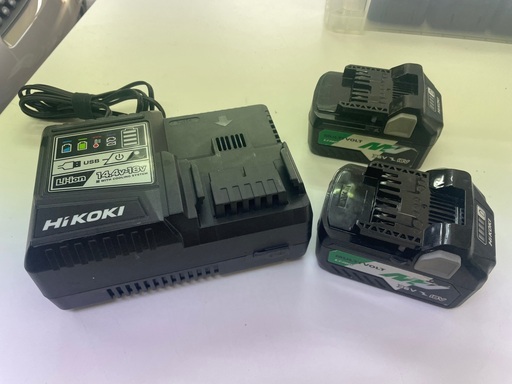 値下げ！【中古】HiKOKI BSL36A18バッテリ2個 充電器1台セット