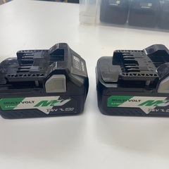 値下げ！【中古】HiKOKI BSL36A18バッテリ2個 充電器1台セットの画像
